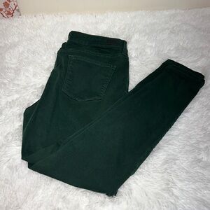 Skinnygirl Hunter Green Jeans Sz32/14